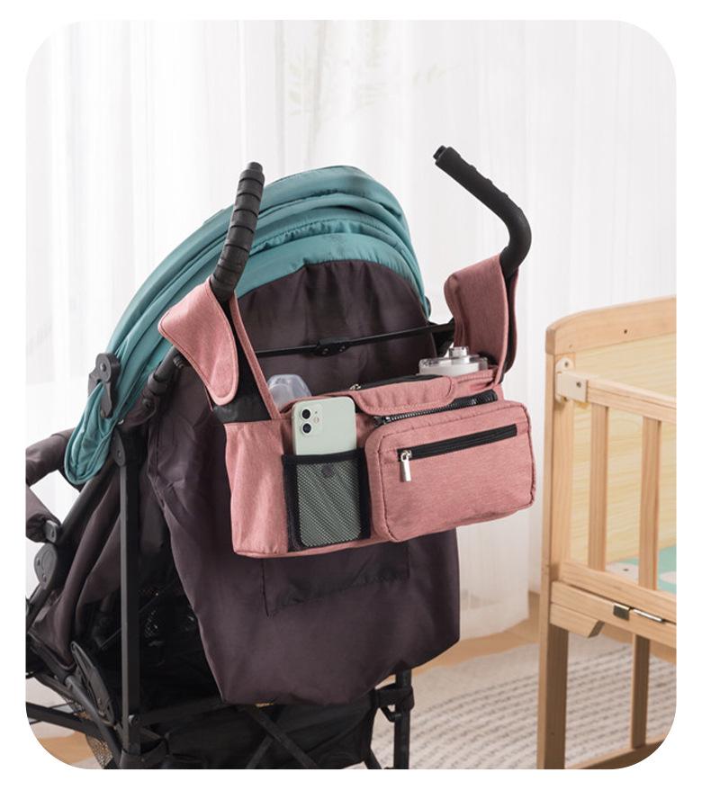 Universal Stroller Hanging Organizer: Versatile Baby Stroller Handbag and Mommy Crossbody Storage