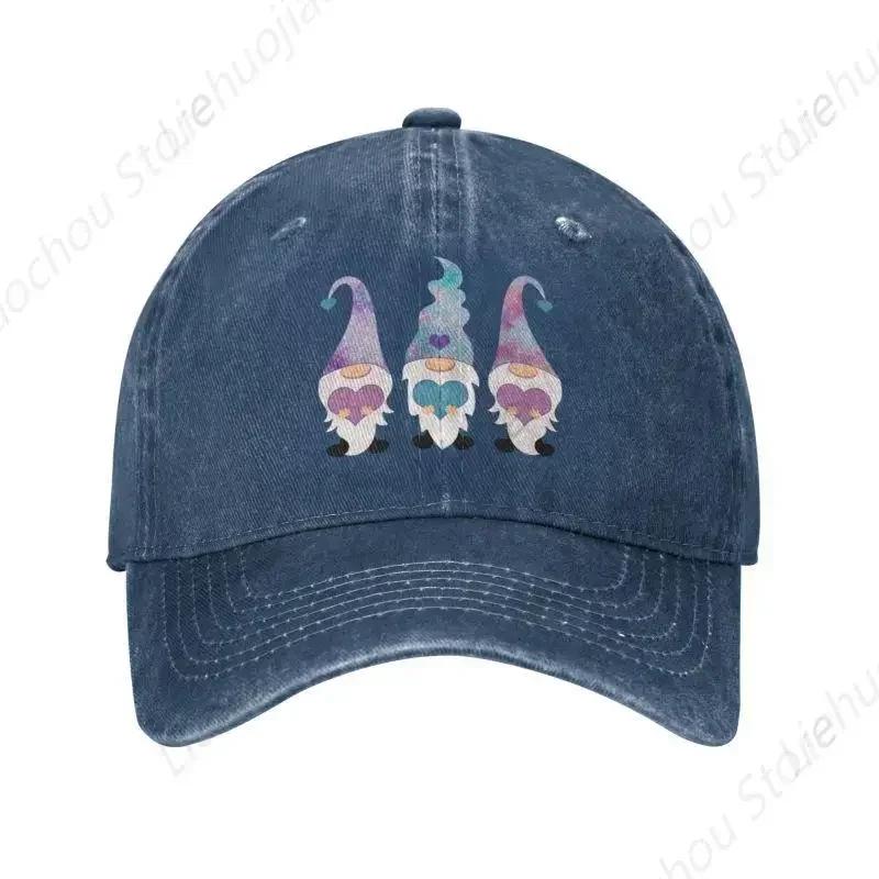 

Fashion Cotton Galaxy Gnome Trio Baseball Cap Unisex Women Adjustable Dad Hat PerforUnisexce Adjustable