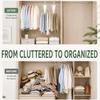 V-Shaped Hanger 360° Rotatable Storage Holder With 12 Hooks Double Sided Wall Mounted Hanger Space Saving Hat Rack Wardrobe Rack