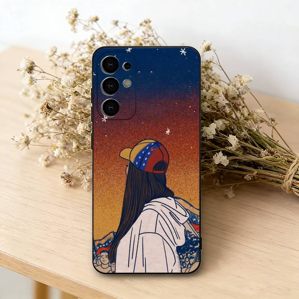

Venezuela esthetic Art FLAG Phone Case Black Silicone Soft For Samsung S25,S24,S21,S22,S23,S30,Ultra,S20,Plus,Fe,Lite Samsung S21lite
