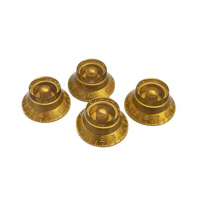 YJB PARTS Top Hat Knöpfe 4er Set Vintage (Vintage Tönung) [Inlandsprodukt] (Zoll, Gold)