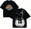 Koszulka z prezentem Harry'ego Stylesa Męska Damska Harajuku Oversize Unisex Krótki rękaw Streetwear wysoka jakość Dla par gorący produkt Wygodna