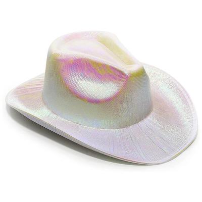 Sparkly Glitter Cowboy Hat Halloween Carnival Christmas Colorful Cap Colorful Pearlescent Knight