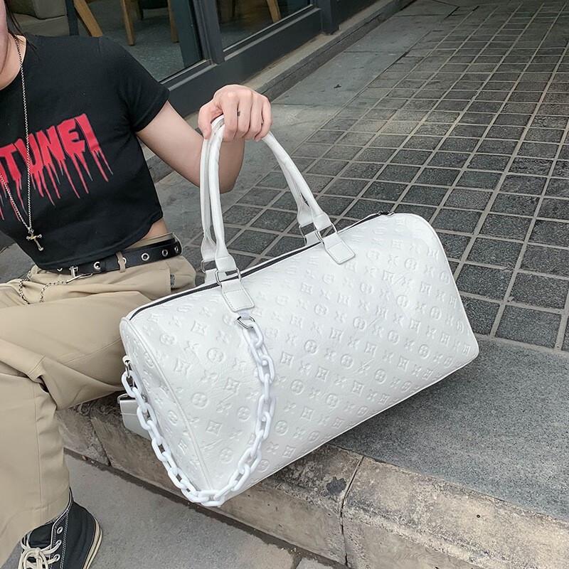 Embossed Travel Duffel Bag
