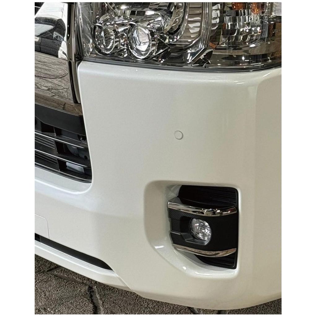 LEGANCE J-CLUB Chrome Bezel Fog Lamp Cover, Black Chrome, Made in Japan, Chrome Plating,
