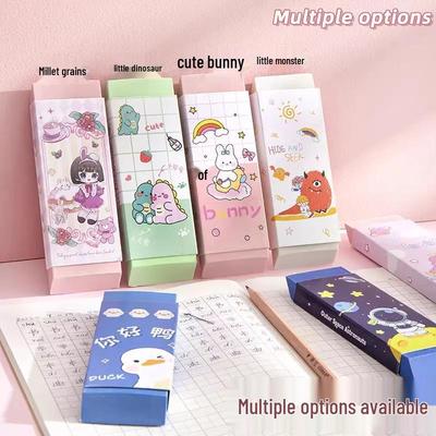 Extra großer süßer Cartoon-Staubfreier Radiergummi für Grundschüler