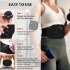 Abdominal Training Belt Remote Controller Muscle Stimulator Smart Electric Fitness Weight Loss Body Slimming Exercise Massager