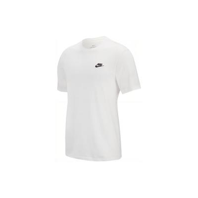 Logo Baumwoll Kurzarm T-Shirt Herren Tops Weiß AR4997-101