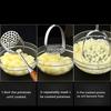 Stainless Steel Potato Masher & Ricer - Animal Jacquard Handle | Baby Food Tool