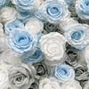 Uflower 5D Roll-Up Artificial Flower Wall  Decorative Backdrop Curtain Floral Design Wall Roll-Out for Wedding Events