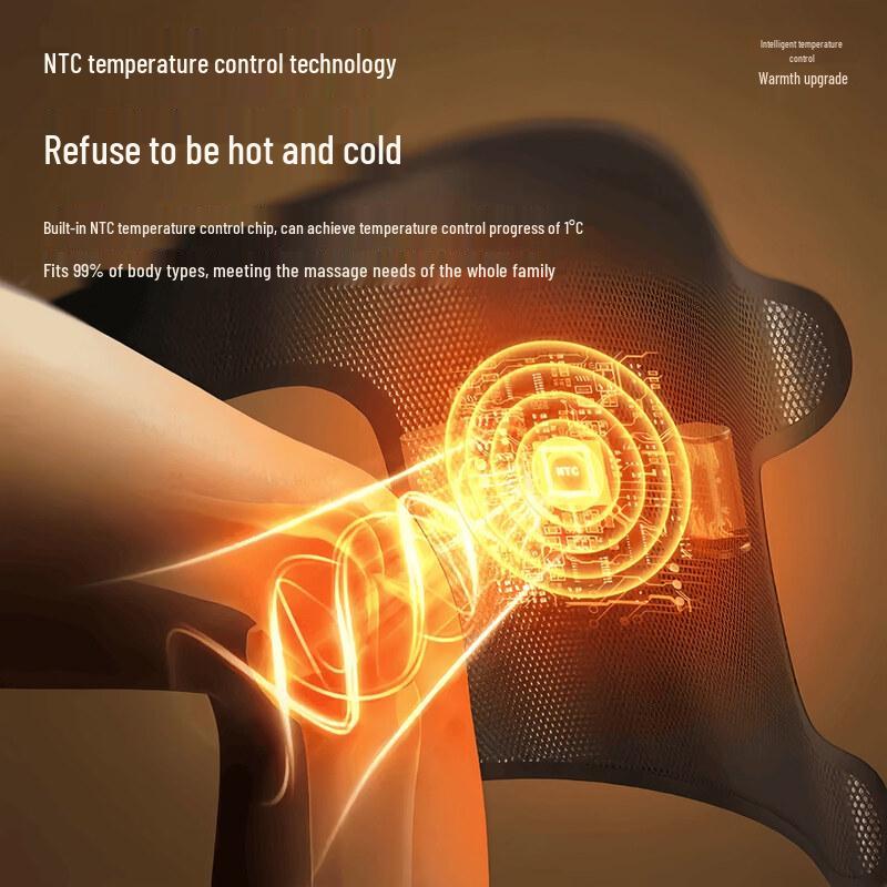 Aux Elektrischer beheizter Knie- und Beinmassager CN-Stecker (Adapter enthalten)
