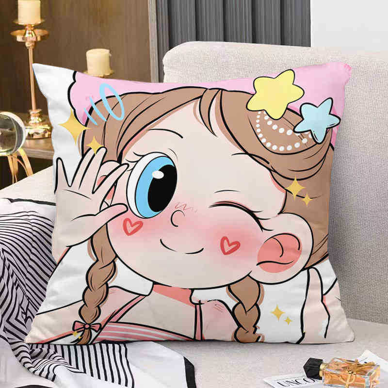 Star Butterfly Princess Pillow Cute Cartoon Creative Animation Pillow Girl Heart Nap Pillow Male and Female Student Day Gift