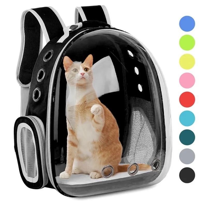 Pet Transport Bag Carrying For Cats .Cat Carrier Bags Breathable Pet Carriers Small Dog Cat Backpack Travel Space Capsule Cage