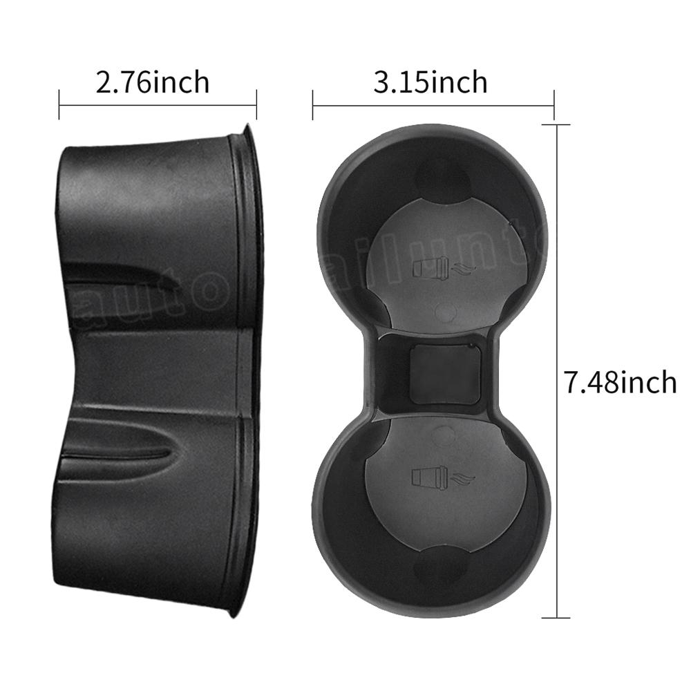 Water Cup Holder Storage Box Center Console Cup Waterproof Non-slip Coasters For Tesla Model 3 Y 2023 2022  Car