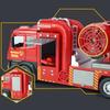 1/18 Hasičské auto Hračka Odlévaný kov Výfuk kouře Model hasičského auta Klučičí hračky Sběratelský