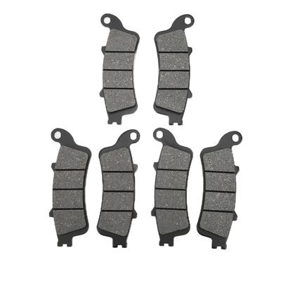 3 Pairs Motorcycle Brake Pads Front Rear Modification Replacement for VFR750 1988‑1997