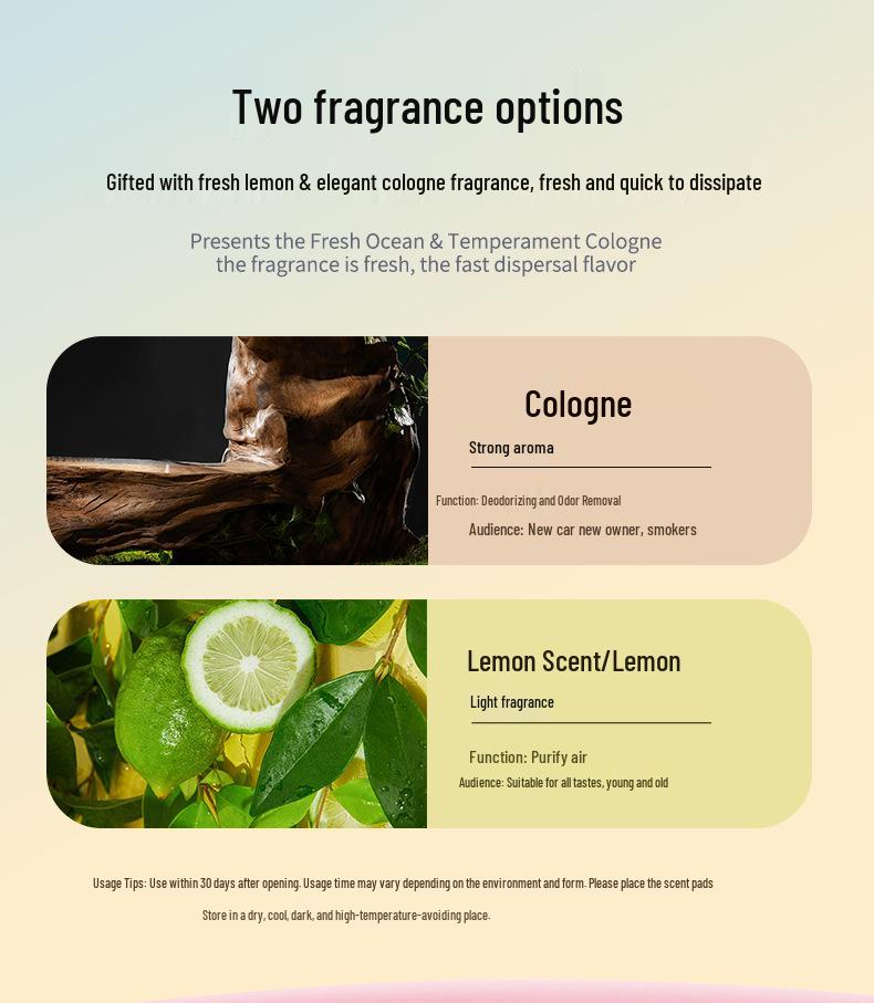 Cartoon Cute Car Air Vent Freshener & Perfume