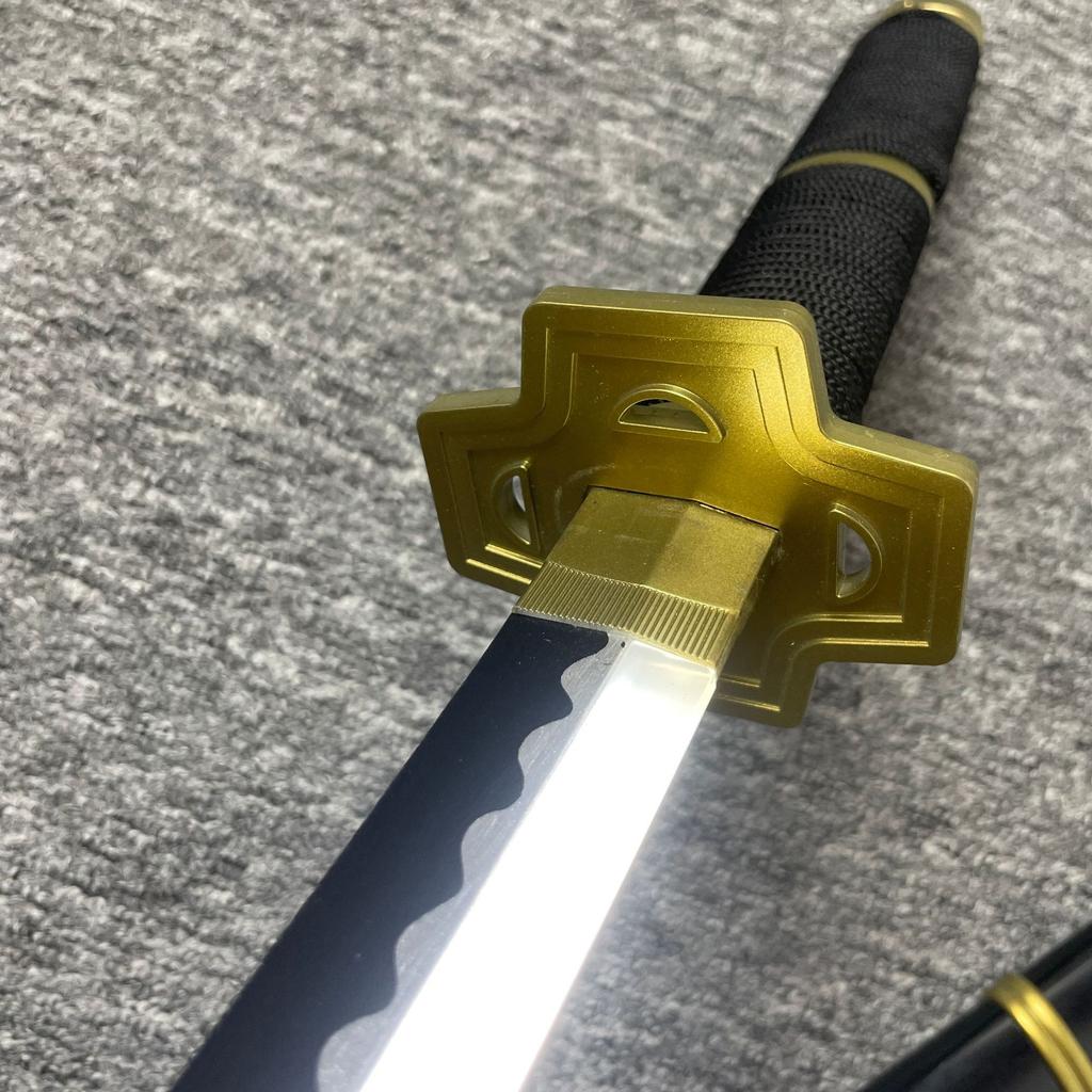 Glowing One Piece Zoro Three Swords Rechargeable Toy Anime Cos Black Sword Autumn Water and Sword One Character Ghost Tsubaki Demon