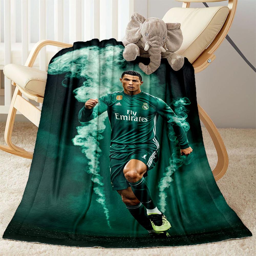 Juventus Team Celebration Blanket Durable Comfort Suitable for Sofa Bed Office for All Seasons Digital Print Birthday Christmas Gift Blanket