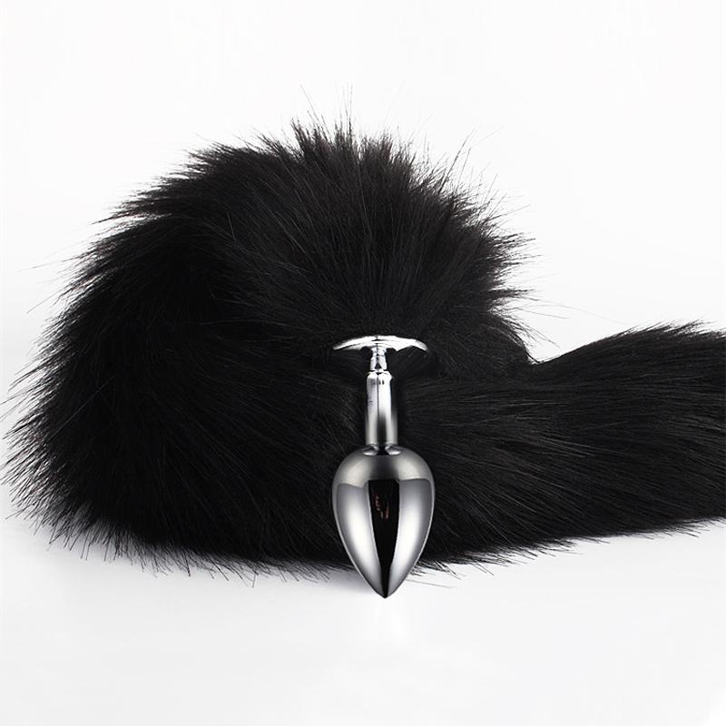 Sex Toys For Women 5Sizes Metal Butt Plug Fox Tail Intimates Accessorie Bdsm Anal Extender Dilator Erotic Games Goods For Adults