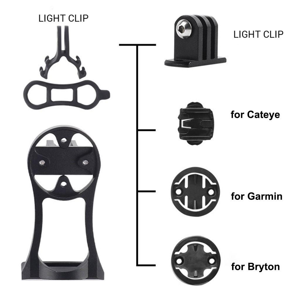 Easy Installation Bike Computer Mount Holder for Garmin/ Bryton/Cateye MTB and Road Cycling