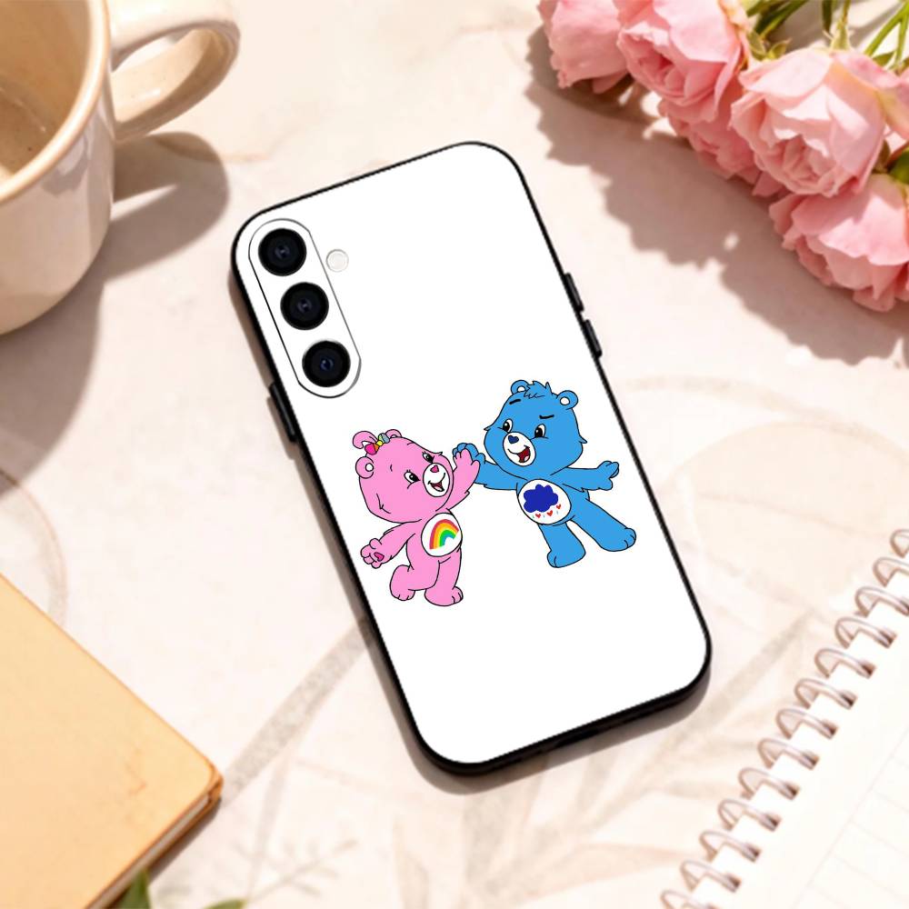 C-Classic C-Cute C-Care B-Bears   Phone Case For Samsung Galaxy A73,A72,A71,A70,A53,A52,A51,Others Soft Black Shell