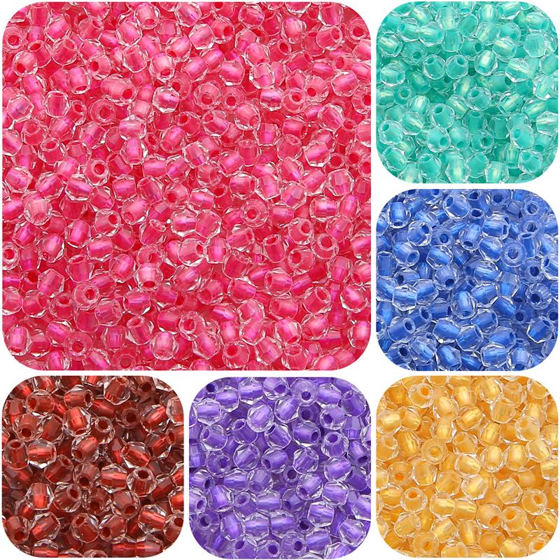 100 Stück hochwertige Glasperlen, geschnitten, gefärbte Diamant-Kristallperlen für die Herstellung von Ohrringen und Armbändern zum Selbermachen von Schmuck, Basteln, Zubehör