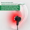 Portable Tinnitus Ear Laser Therapy 650nm LLLT Irradiation Laser Physiotherapy Earplug Otitis Media Hypertension Treatment