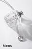 [felicitations] Couple's Gift Stainless Steel Necklace for Men and Women BR-J069 Heart (MSW&LPW)