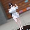 19.5cm Anime Ghost Atlas Miss Ghost D Cup 19.5cm PVC Action Figure Sexy Girl Peripherals Adult Collectible Doll Ornament Model Gift