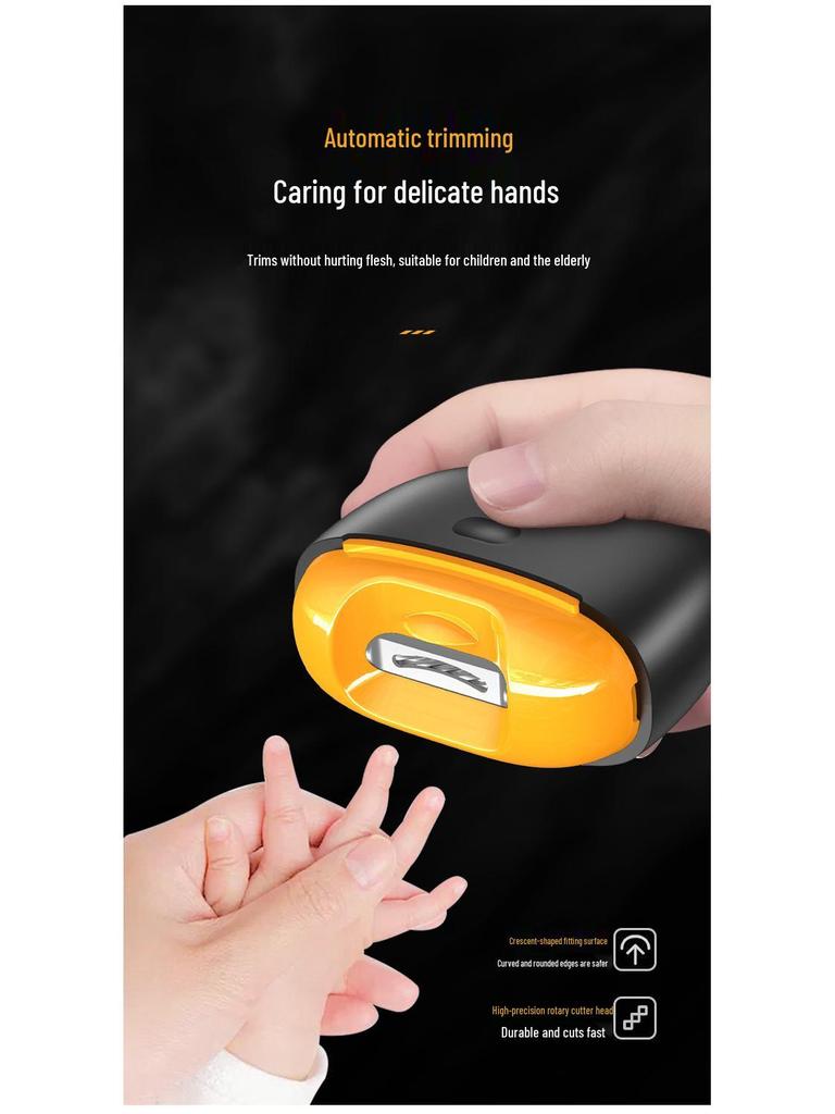 Children's Safe Electric Nail File and Clippers - Portable, Anti-Pinch Design