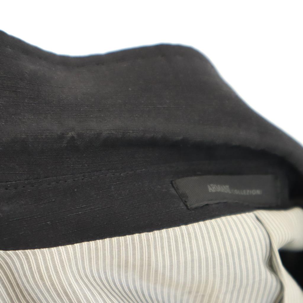 Armani Collezioni Linen Blend M&M's Tailored Jacket 50 Black Blazer Men's Used