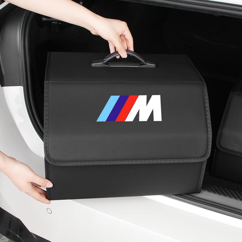 Car Interior Trunk Storage Box Leather Tools Storage Case Bag For BMW E46 E90 E60 F30 F10 E39 E36 F20 E87 E90 E70 E91 E30 G30 E5