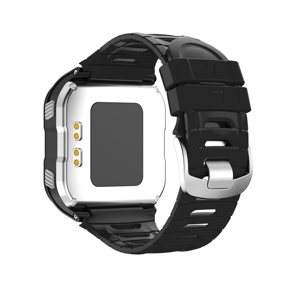 Silicone Watch Bands Replacement Bands Soft Comfortable with Steel Buckle Watch Strap Compatible for Garmin Forerunner 920XT