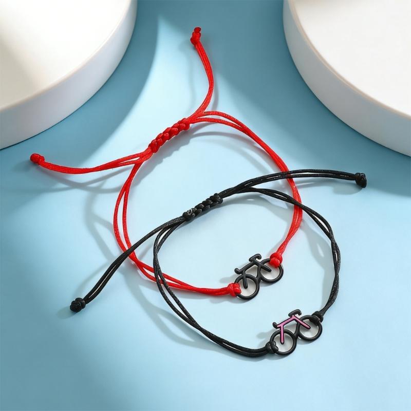 Simple Sporty Adjustable Handcrafted Copper Bracelet Featuring Cycling Motifs For Secure Fit And Versatile Wear