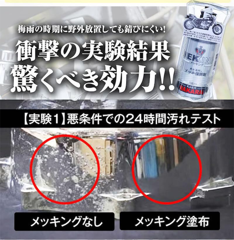 Nakarai and Sabitoriking plus a dedicated cloth and work gloves and are part of the doremi Shop original MEKKING Nakarai protects and polishes removes