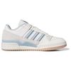 adidas Zapatillas de deporte bajas blancas Wonder Blue para mujer Forum Low CL en color blanco nube y crema y blanco IG3964
