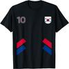 Camiseta Retro10 Fútbol de Corea del Sur Bandera de Fútbol de Corea del Sur