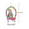 6pcs Bird Ladder Swing Toys Play Set Fun Colorful Hanging Bells for Bird Cages