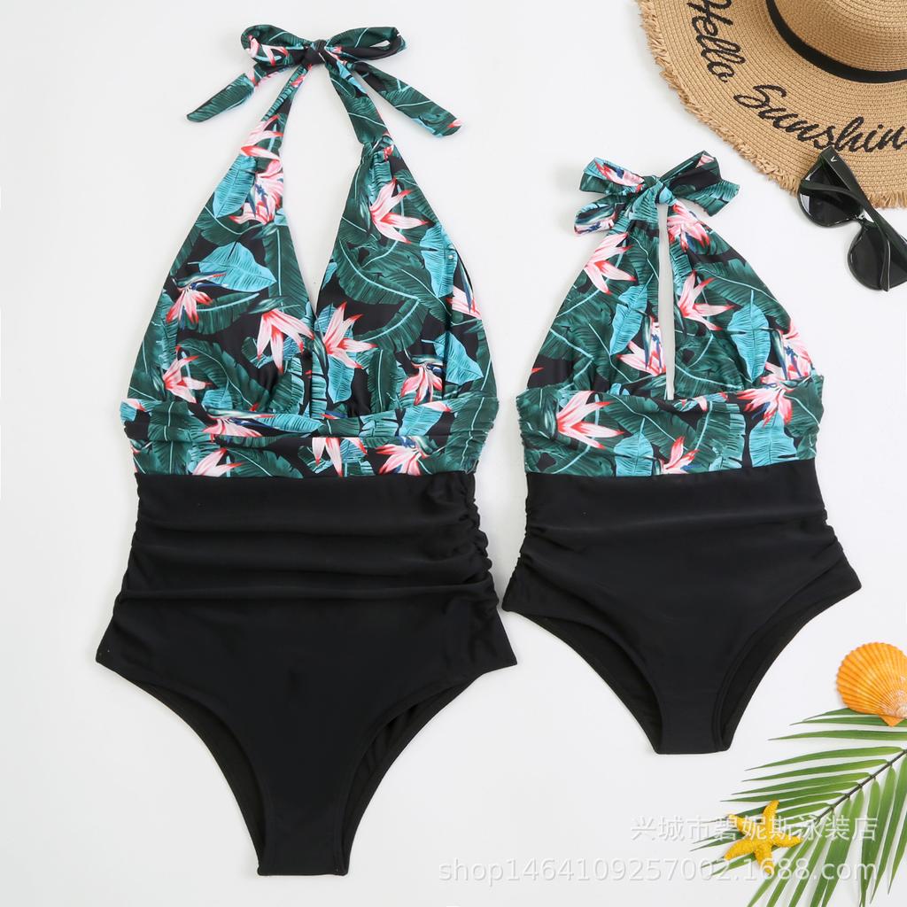 Skinny Swimsuit Women's One-piece Sexy Gradual Change Neck Backless Swimsuit Women