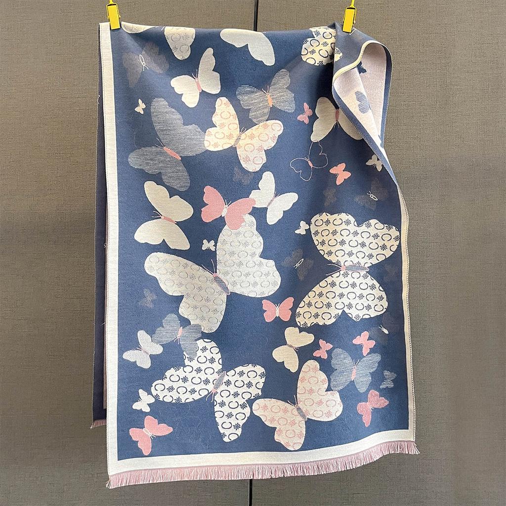 Women Cashmere Thick Warm Blanket Autumn New Retro Print Scarf Female Winter Luxury Fashion Shawl Wrap Poncho Echarpe Pashmina