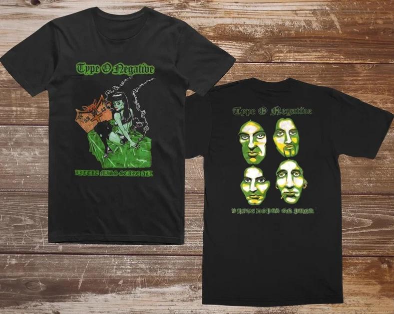 2 Side Type O Negative Little Miss Scare All T Shirt Vintage 90s Tour Carnivore S