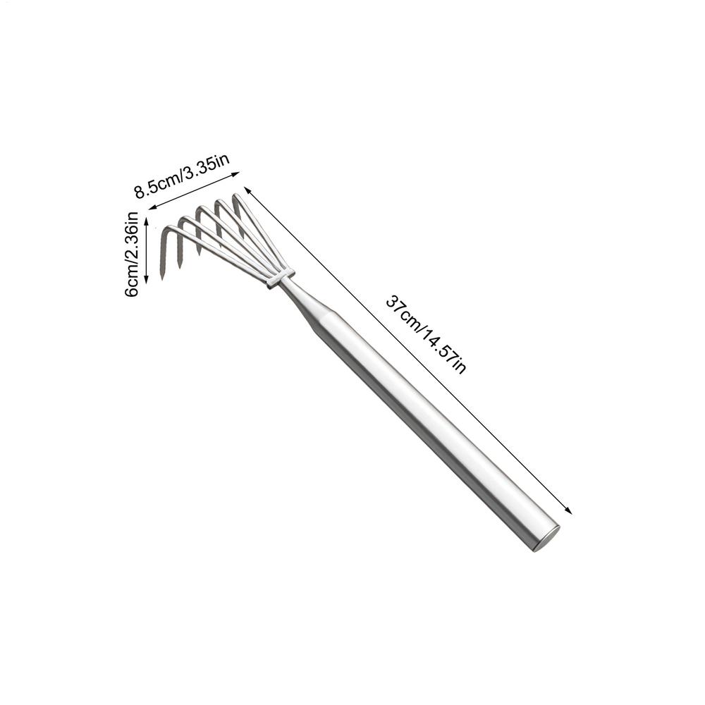 Small Garden Rake Steel Farming And Gardening Small Flowers Vegetables Tools Digging Leveling Loosening Soil Yard Lawn