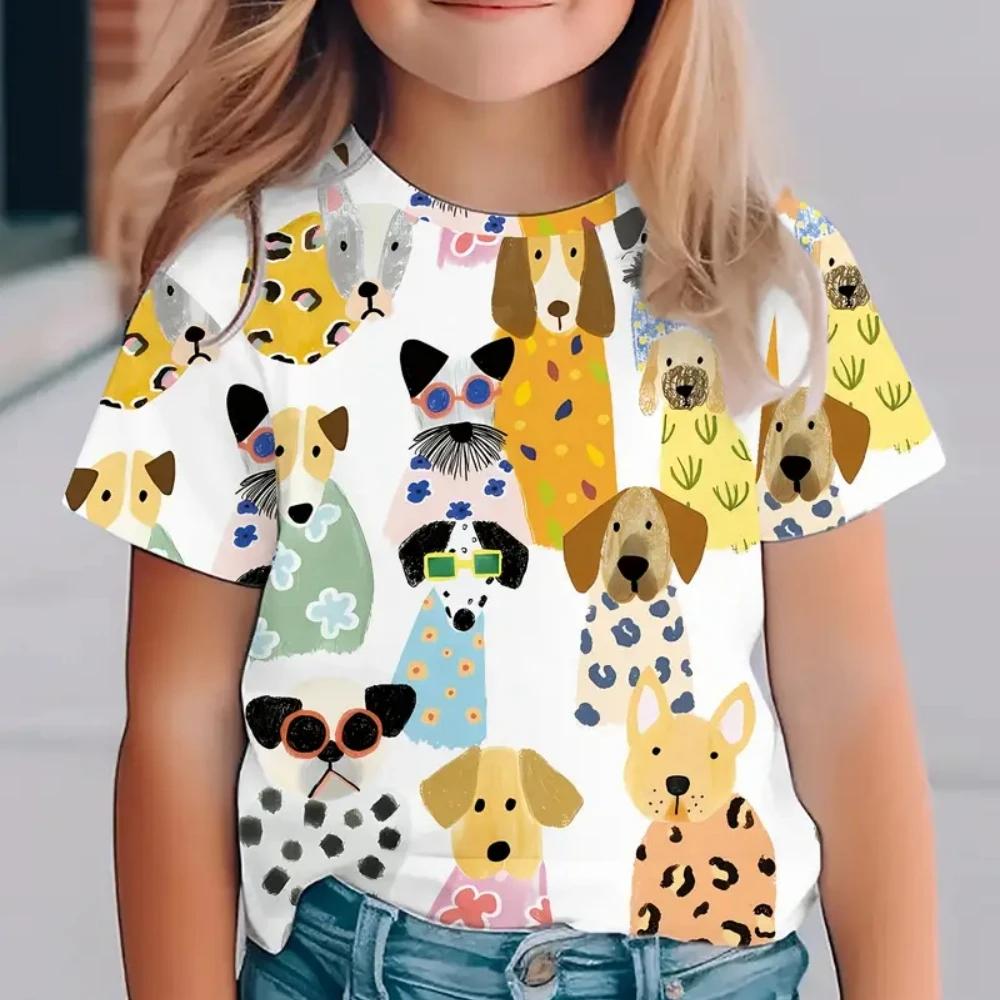 

Cute Critters 3D Print Graphic Children Casual Crew Neck Boys And Girls Fashion Clothing 110