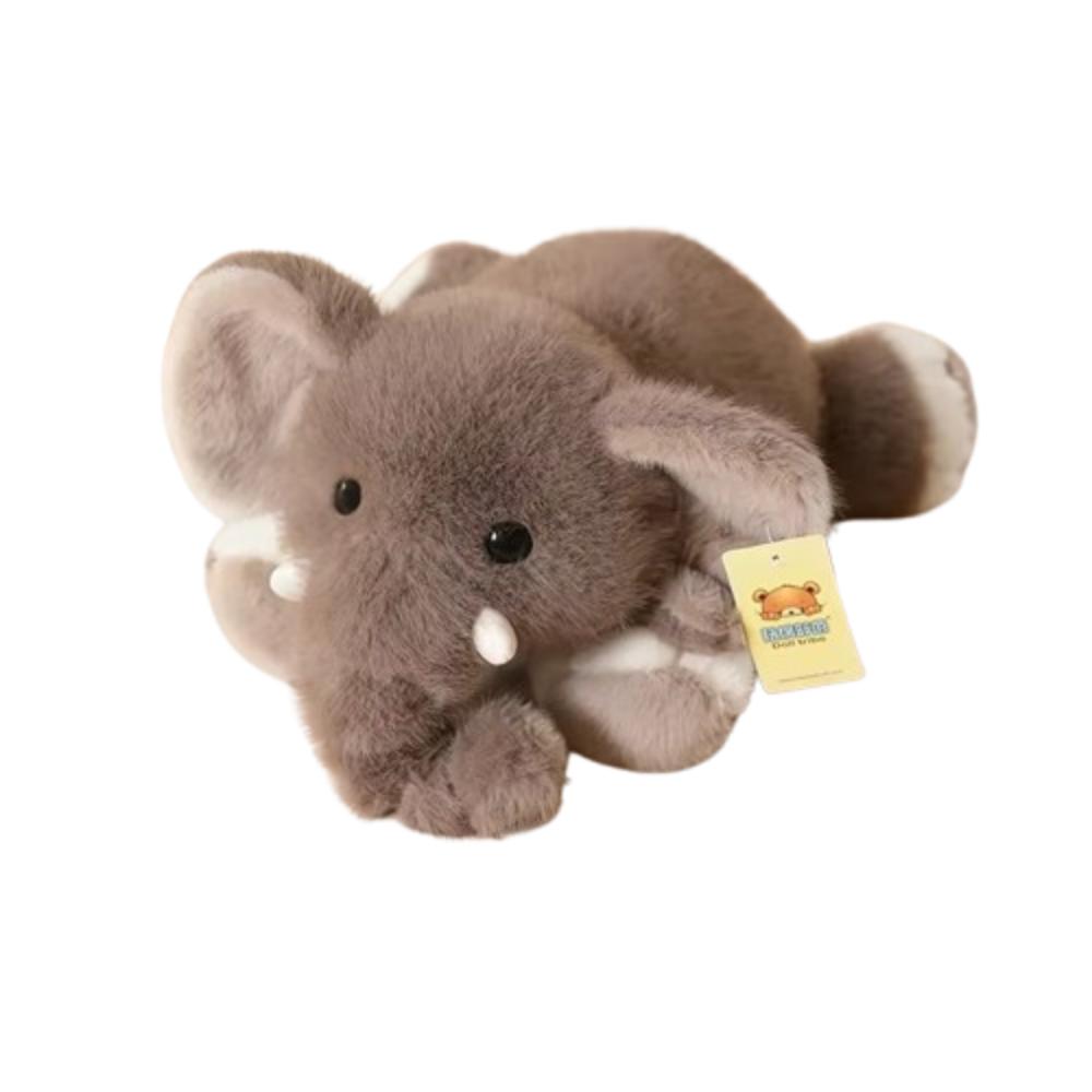 

Throw Pillow Stuffed Elephant Toy Stuffed Animals Elephant Doll Elephant Plush Doll Children Gift 30cm коричневий