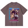 230 Gsm 100% Cotton Jujutsu Kaisen V25 Gojo Print Unisex Heavy Cotton T Shirt