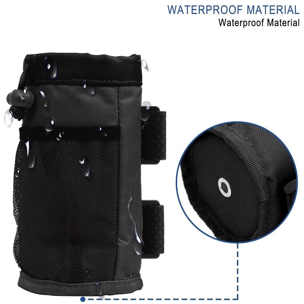 Universal Water Cup Holder Mesh Bag Bike Bottle Holder Portable Scooter Bag