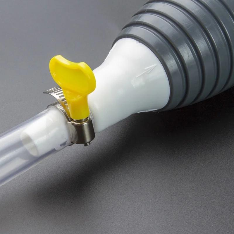 Bomba Manual de Combustível Gás Óleo Carro Transferência Bombeamento Seringa Tanque Universal Líquido Gasolina Diesel Gasolina Bomba Manual de Emergência