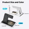 Wireless Charging Station 3 in 1 Charging Stand Multiple for Phone 16 15 14 Watch Series and Earphone