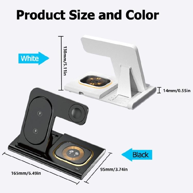 Wireless Charging Station 3 in 1 Charging Stand Multiple for Phone 16 15 14 Watch Series and Earphone